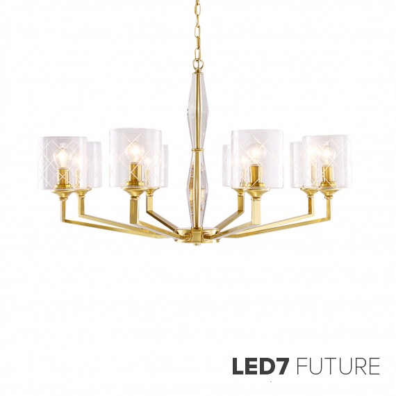 Loft Industry Modern - Ocean Chandelier